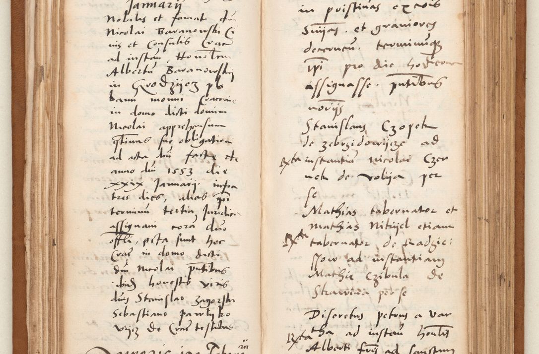 Zdjęcie nr 67 dla obiektu archiwalnego: Acta pronunciationum, absolutoriarum a termino, relacionum, diligenciarum, consensuum in absolutionem, continuationum terminorum ad annum Domini MDLIIᵐ coram reverendo patre domino Petro Porembski canonico et officiali generali Cracoviensi, a die et mense infrascriptis continuantur.