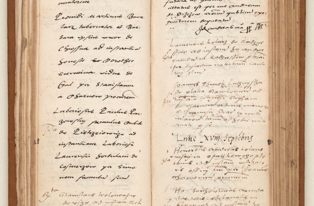 Zdjęcie nr 55 dla obiektu archiwalnego: Acta pronunciationum, absolutoriarum a termino, relacionum, diligenciarum, consensuum in absolutionem, continuationum terminorum ad annum Domini MDLIIᵐ coram reverendo patre domino Petro Porembski canonico et officiali generali Cracoviensi, a die et mense infrascriptis continuantur.
