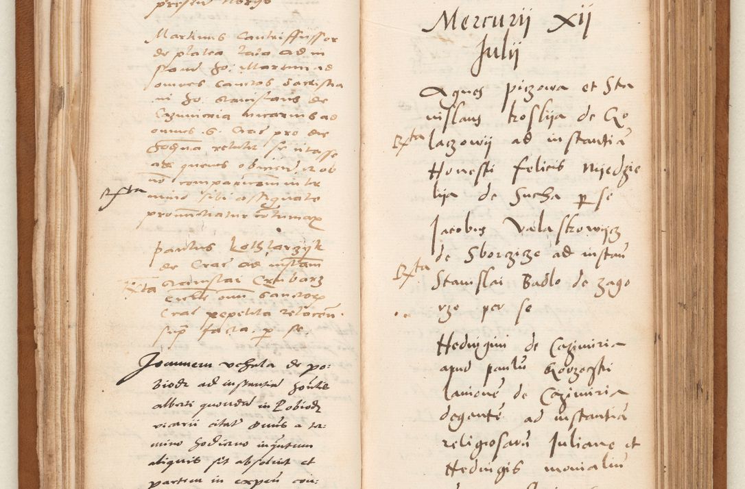 Zdjęcie nr 50 dla obiektu archiwalnego: Acta pronunciationum, absolutoriarum a termino, relacionum, diligenciarum, consensuum in absolutionem, continuationum terminorum ad annum Domini MDLIIᵐ coram reverendo patre domino Petro Porembski canonico et officiali generali Cracoviensi, a die et mense infrascriptis continuantur.