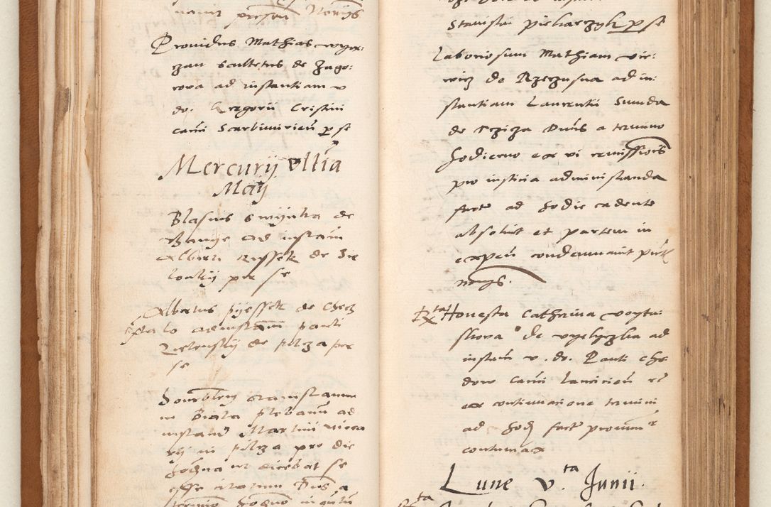 Zdjęcie nr 45 dla obiektu archiwalnego: Acta pronunciationum, absolutoriarum a termino, relacionum, diligenciarum, consensuum in absolutionem, continuationum terminorum ad annum Domini MDLIIᵐ coram reverendo patre domino Petro Porembski canonico et officiali generali Cracoviensi, a die et mense infrascriptis continuantur.