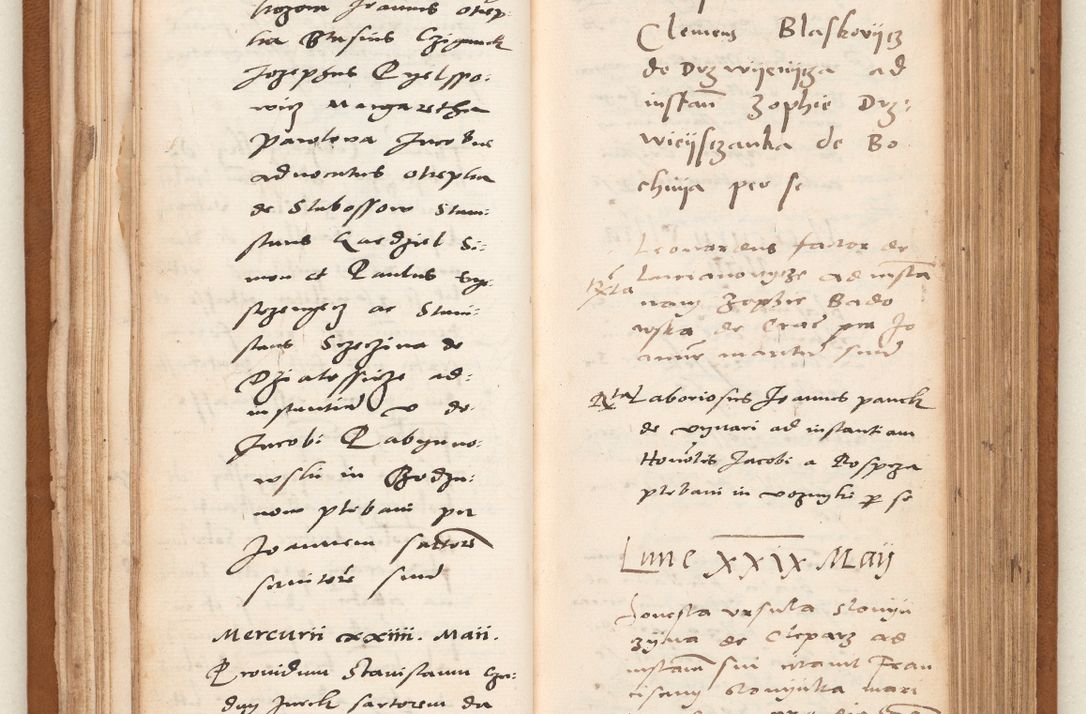 Zdjęcie nr 44 dla obiektu archiwalnego: Acta pronunciationum, absolutoriarum a termino, relacionum, diligenciarum, consensuum in absolutionem, continuationum terminorum ad annum Domini MDLIIᵐ coram reverendo patre domino Petro Porembski canonico et officiali generali Cracoviensi, a die et mense infrascriptis continuantur.
