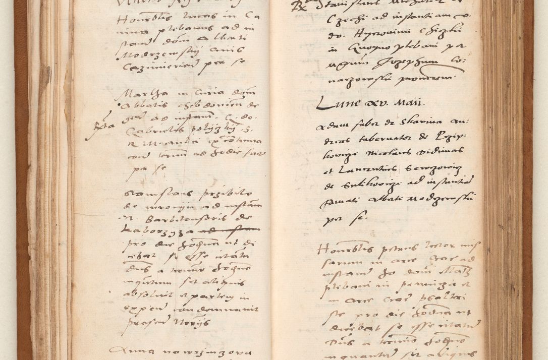 Zdjęcie nr 42 dla obiektu archiwalnego: Acta pronunciationum, absolutoriarum a termino, relacionum, diligenciarum, consensuum in absolutionem, continuationum terminorum ad annum Domini MDLIIᵐ coram reverendo patre domino Petro Porembski canonico et officiali generali Cracoviensi, a die et mense infrascriptis continuantur.