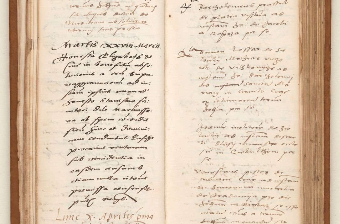Zdjęcie nr 36 dla obiektu archiwalnego: Acta pronunciationum, absolutoriarum a termino, relacionum, diligenciarum, consensuum in absolutionem, continuationum terminorum ad annum Domini MDLIIᵐ coram reverendo patre domino Petro Porembski canonico et officiali generali Cracoviensi, a die et mense infrascriptis continuantur.