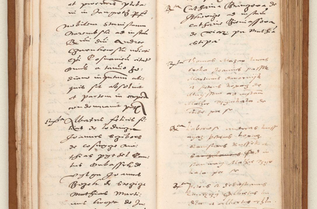 Zdjęcie nr 33 dla obiektu archiwalnego: Acta pronunciationum, absolutoriarum a termino, relacionum, diligenciarum, consensuum in absolutionem, continuationum terminorum ad annum Domini MDLIIᵐ coram reverendo patre domino Petro Porembski canonico et officiali generali Cracoviensi, a die et mense infrascriptis continuantur.