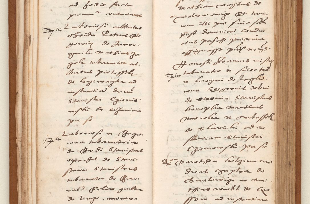 Zdjęcie nr 34 dla obiektu archiwalnego: Acta pronunciationum, absolutoriarum a termino, relacionum, diligenciarum, consensuum in absolutionem, continuationum terminorum ad annum Domini MDLIIᵐ coram reverendo patre domino Petro Porembski canonico et officiali generali Cracoviensi, a die et mense infrascriptis continuantur.