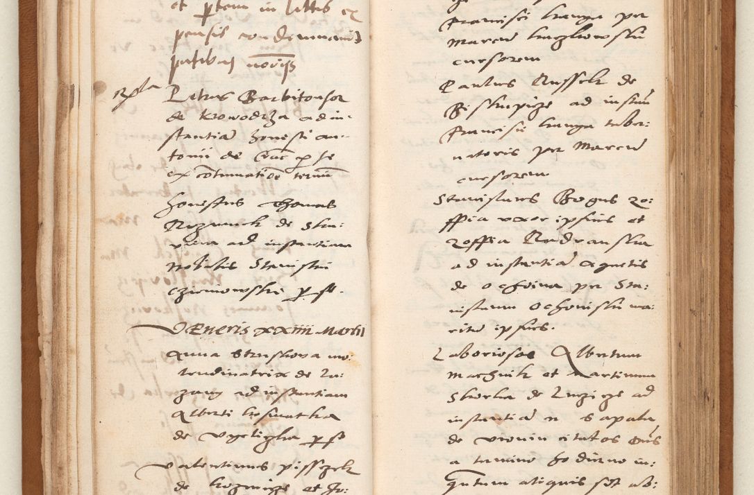 Zdjęcie nr 32 dla obiektu archiwalnego: Acta pronunciationum, absolutoriarum a termino, relacionum, diligenciarum, consensuum in absolutionem, continuationum terminorum ad annum Domini MDLIIᵐ coram reverendo patre domino Petro Porembski canonico et officiali generali Cracoviensi, a die et mense infrascriptis continuantur.