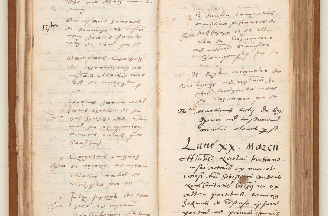 Zdjęcie nr 27 dla obiektu archiwalnego: Acta pronunciationum, absolutoriarum a termino, relacionum, diligenciarum, consensuum in absolutionem, continuationum terminorum ad annum Domini MDLIIᵐ coram reverendo patre domino Petro Porembski canonico et officiali generali Cracoviensi, a die et mense infrascriptis continuantur.