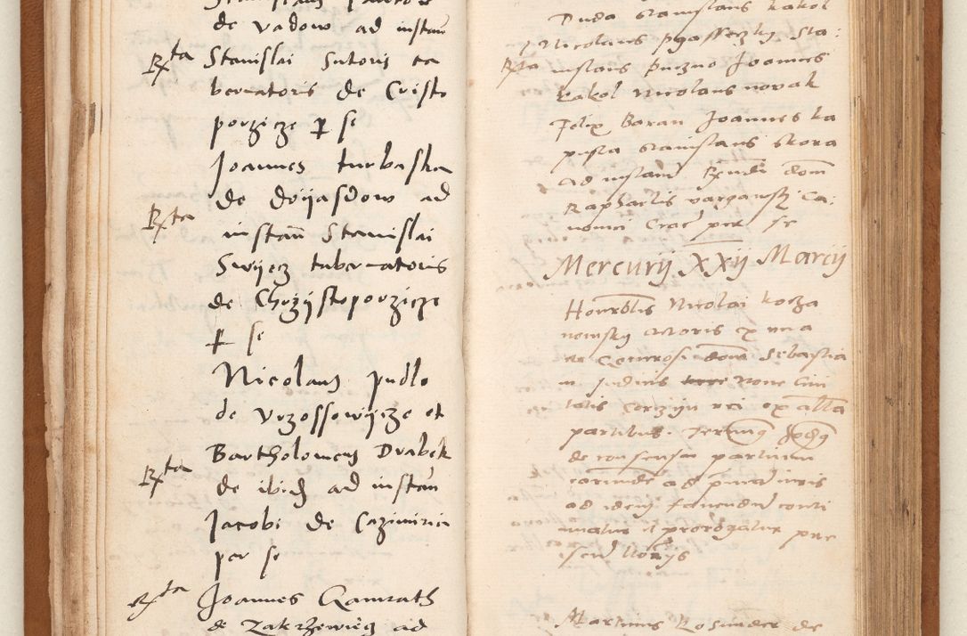 Zdjęcie nr 29 dla obiektu archiwalnego: Acta pronunciationum, absolutoriarum a termino, relacionum, diligenciarum, consensuum in absolutionem, continuationum terminorum ad annum Domini MDLIIᵐ coram reverendo patre domino Petro Porembski canonico et officiali generali Cracoviensi, a die et mense infrascriptis continuantur.
