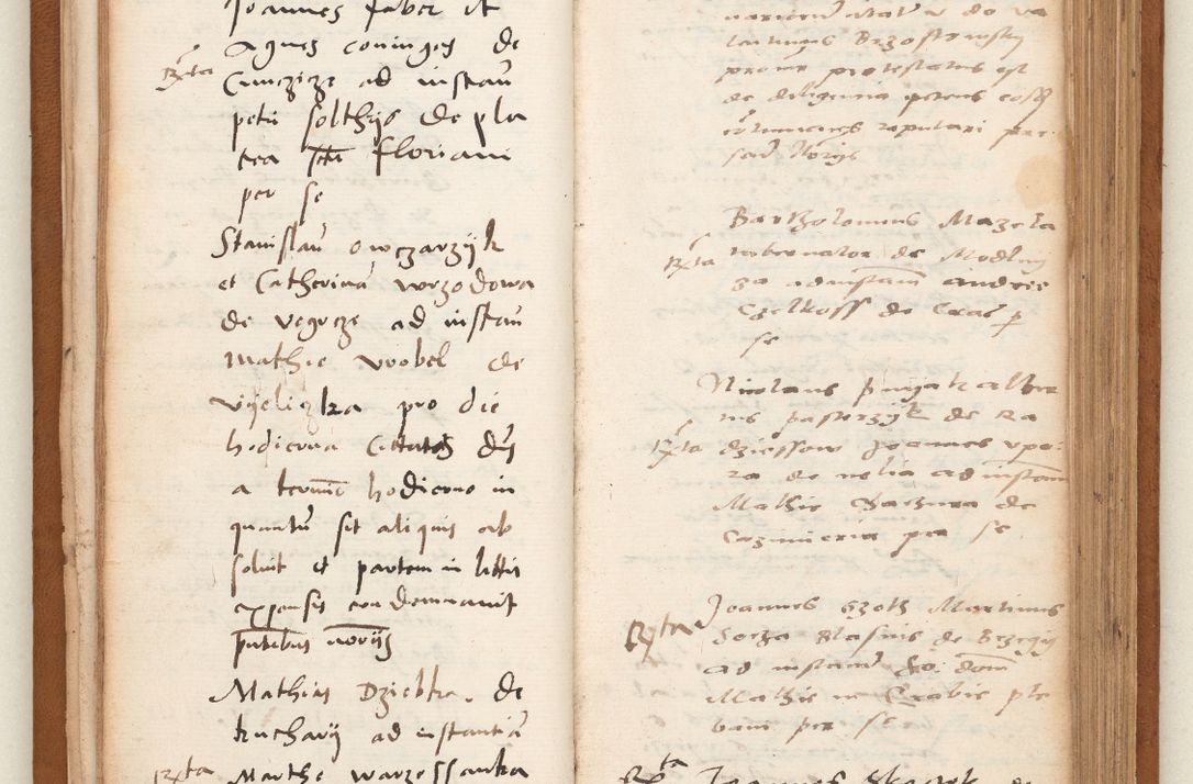 Zdjęcie nr 24 dla obiektu archiwalnego: Acta pronunciationum, absolutoriarum a termino, relacionum, diligenciarum, consensuum in absolutionem, continuationum terminorum ad annum Domini MDLIIᵐ coram reverendo patre domino Petro Porembski canonico et officiali generali Cracoviensi, a die et mense infrascriptis continuantur.