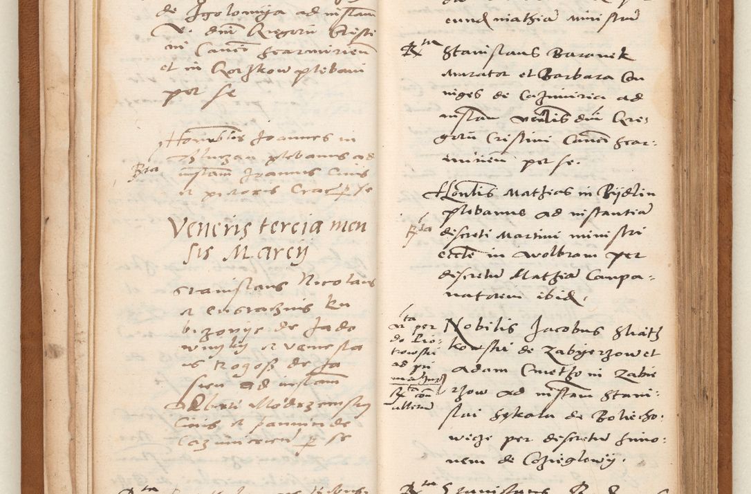 Zdjęcie nr 17 dla obiektu archiwalnego: Acta pronunciationum, absolutoriarum a termino, relacionum, diligenciarum, consensuum in absolutionem, continuationum terminorum ad annum Domini MDLIIᵐ coram reverendo patre domino Petro Porembski canonico et officiali generali Cracoviensi, a die et mense infrascriptis continuantur.