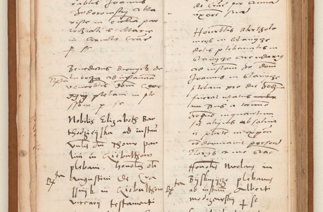 Zdjęcie nr 10 dla obiektu archiwalnego: Acta pronunciationum, absolutoriarum a termino, relacionum, diligenciarum, consensuum in absolutionem, continuationum terminorum ad annum Domini MDLIIᵐ coram reverendo patre domino Petro Porembski canonico et officiali generali Cracoviensi, a die et mense infrascriptis continuantur.