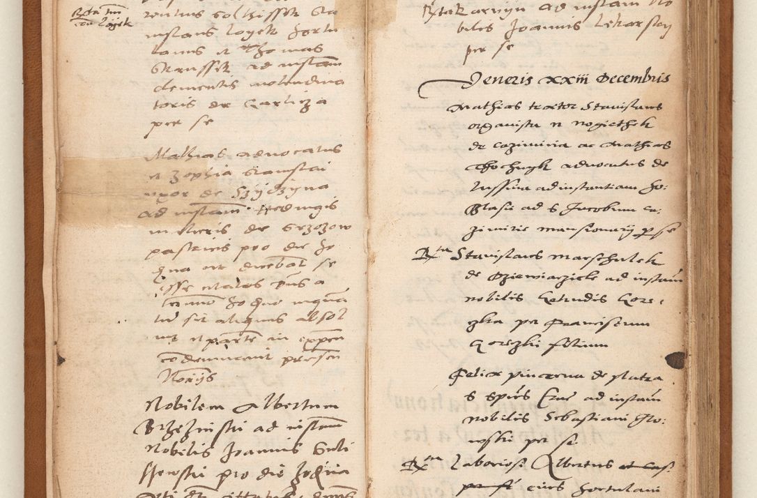 Zdjęcie nr 6 dla obiektu archiwalnego: Acta pronunciationum, absolutoriarum a termino, relacionum, diligenciarum, consensuum in absolutionem, continuationum terminorum ad annum Domini MDLIIᵐ coram reverendo patre domino Petro Porembski canonico et officiali generali Cracoviensi, a die et mense infrascriptis continuantur.