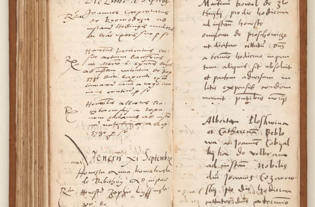 Zdjęcie nr 195 dla obiektu archiwalnego: Acta pronunciationum, absolutoriarum a termino, relacionum, diligenciarum, consensuum in absolutionem, continuationum terminorum ad annum Domini MDLIIᵐ coram reverendo patre domino Petro Porembski canonico et officiali generali Cracoviensi, a die et mense infrascriptis continuantur.