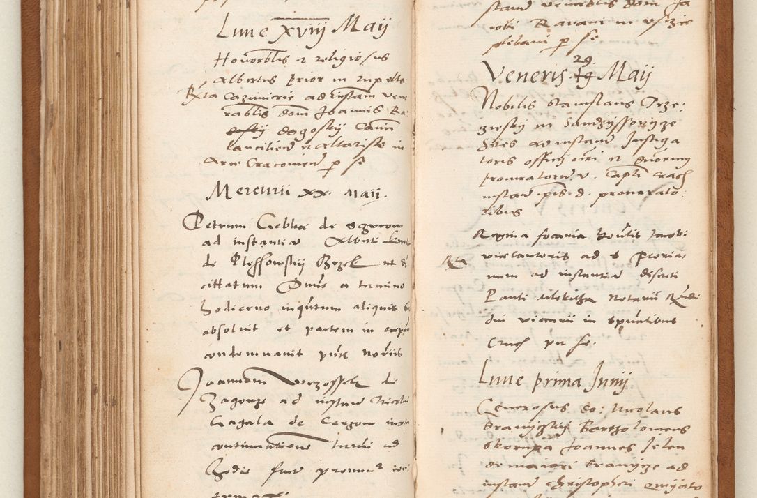 Zdjęcie nr 187 dla obiektu archiwalnego: Acta pronunciationum, absolutoriarum a termino, relacionum, diligenciarum, consensuum in absolutionem, continuationum terminorum ad annum Domini MDLIIᵐ coram reverendo patre domino Petro Porembski canonico et officiali generali Cracoviensi, a die et mense infrascriptis continuantur.