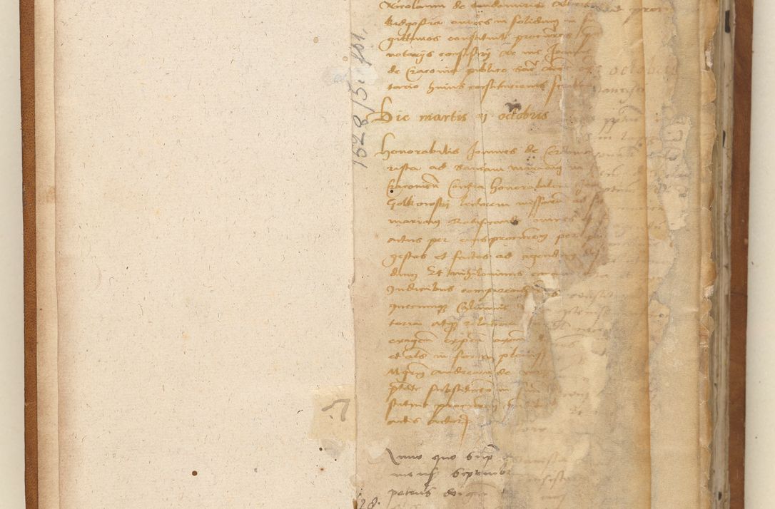 Zdjęcie nr 5 dla obiektu archiwalnego: Ac[ta con]stitutio[num procuratorum] coram [reve]rendo pa[tre domino] Nicola[o Be]dlenski [scho]lastico [vica]rioque i[n spiritua]libus [generali] Cra[coviensi] an[no Domini millesimo quingentesimo vigesimo octavo].