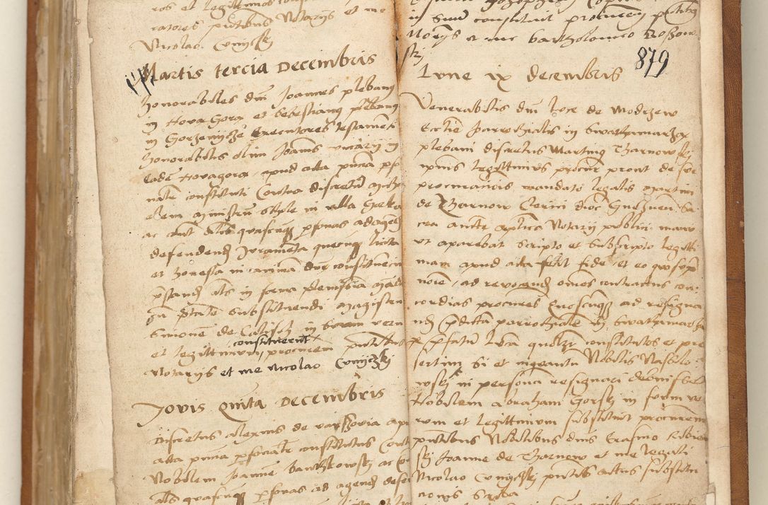 Zdjęcie nr 219 dla obiektu archiwalnego: Ac[ta con]stitutio[num procuratorum] coram [reve]rendo pa[tre domino] Nicola[o Be]dlenski [scho]lastico [vica]rioque i[n spiritua]libus [generali] Cra[coviensi] an[no Domini millesimo quingentesimo vigesimo octavo].