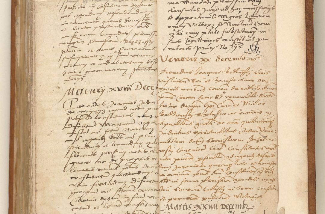 Zdjęcie nr 220 dla obiektu archiwalnego: Ac[ta con]stitutio[num procuratorum] coram [reve]rendo pa[tre domino] Nicola[o Be]dlenski [scho]lastico [vica]rioque i[n spiritua]libus [generali] Cra[coviensi] an[no Domini millesimo quingentesimo vigesimo octavo].
