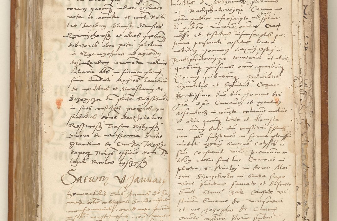 Zdjęcie nr 206 dla obiektu archiwalnego: Ac[ta con]stitutio[num procuratorum] coram [reve]rendo pa[tre domino] Nicola[o Be]dlenski [scho]lastico [vica]rioque i[n spiritua]libus [generali] Cra[coviensi] an[no Domini millesimo quingentesimo vigesimo octavo].