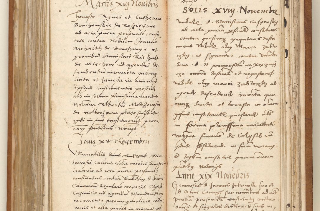 Zdjęcie nr 198 dla obiektu archiwalnego: Ac[ta con]stitutio[num procuratorum] coram [reve]rendo pa[tre domino] Nicola[o Be]dlenski [scho]lastico [vica]rioque i[n spiritua]libus [generali] Cra[coviensi] an[no Domini millesimo quingentesimo vigesimo octavo].