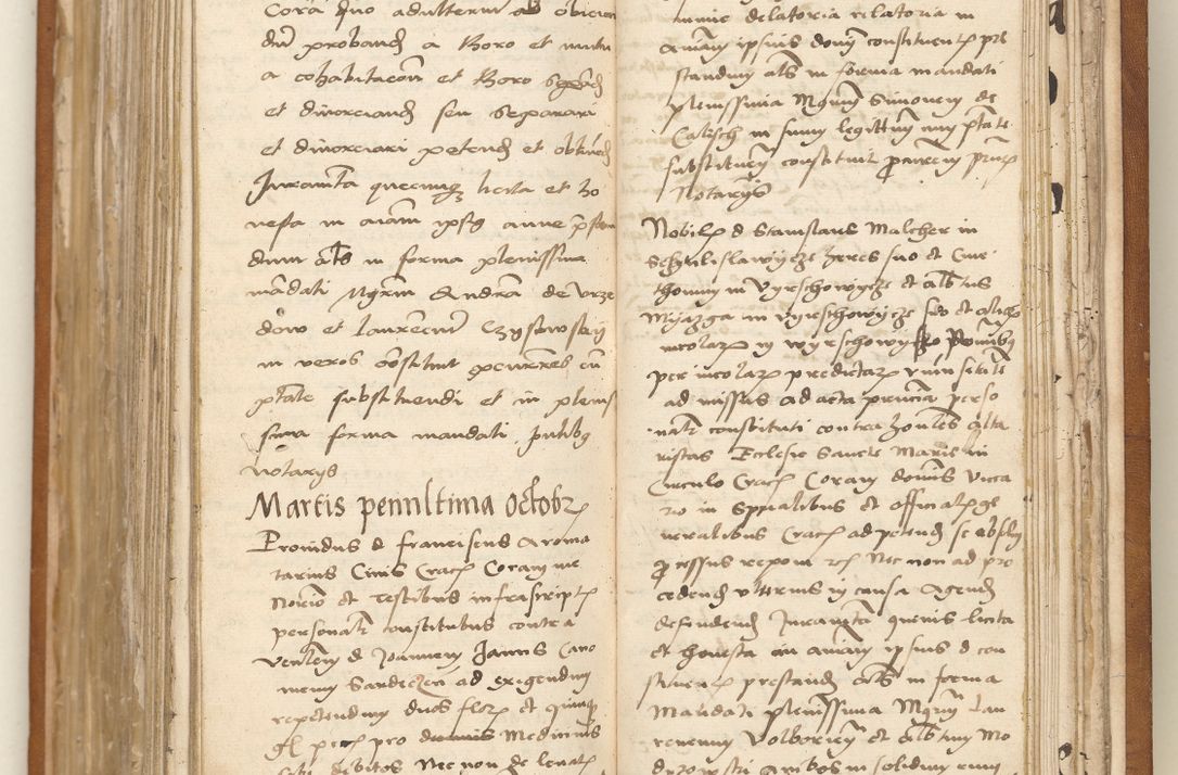 Zdjęcie nr 195 dla obiektu archiwalnego: Ac[ta con]stitutio[num procuratorum] coram [reve]rendo pa[tre domino] Nicola[o Be]dlenski [scho]lastico [vica]rioque i[n spiritua]libus [generali] Cra[coviensi] an[no Domini millesimo quingentesimo vigesimo octavo].