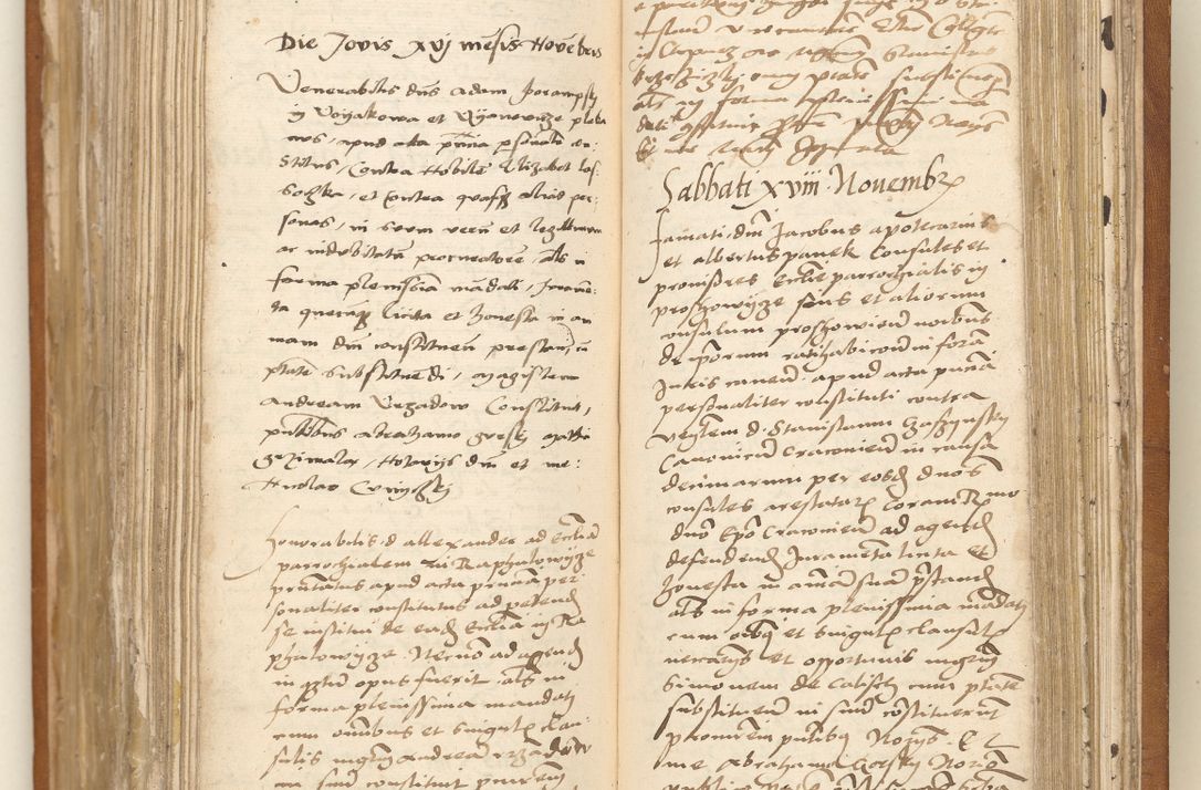 Zdjęcie nr 142 dla obiektu archiwalnego: Ac[ta con]stitutio[num procuratorum] coram [reve]rendo pa[tre domino] Nicola[o Be]dlenski [scho]lastico [vica]rioque i[n spiritua]libus [generali] Cra[coviensi] an[no Domini millesimo quingentesimo vigesimo octavo].