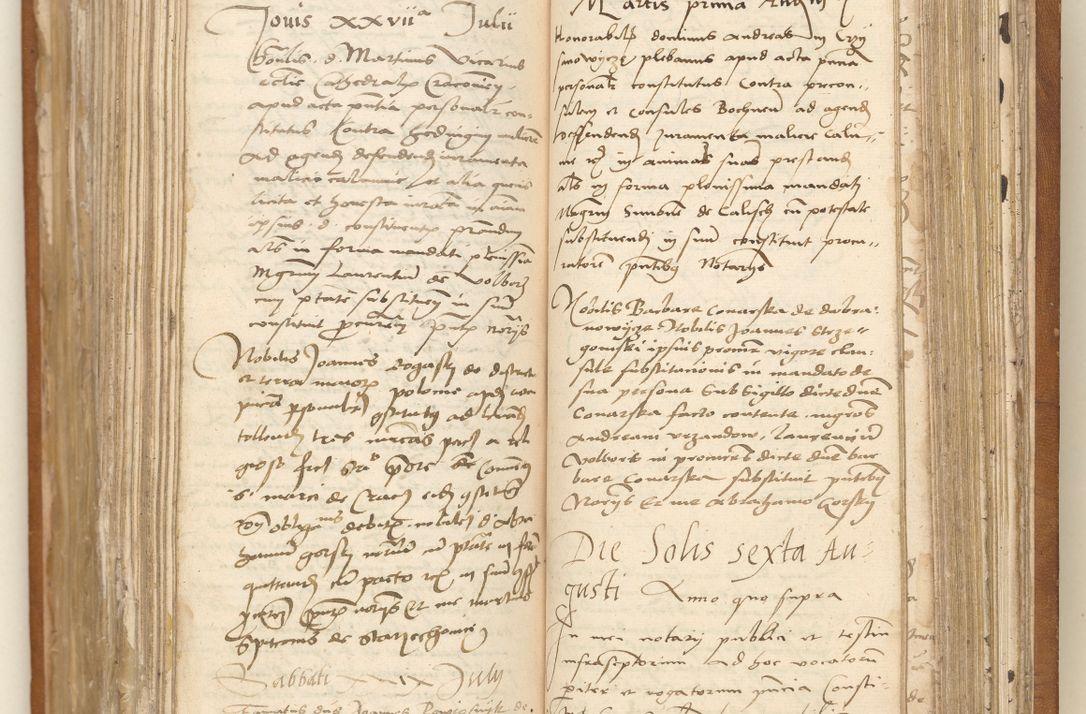Zdjęcie nr 130 dla obiektu archiwalnego: Ac[ta con]stitutio[num procuratorum] coram [reve]rendo pa[tre domino] Nicola[o Be]dlenski [scho]lastico [vica]rioque i[n spiritua]libus [generali] Cra[coviensi] an[no Domini millesimo quingentesimo vigesimo octavo].