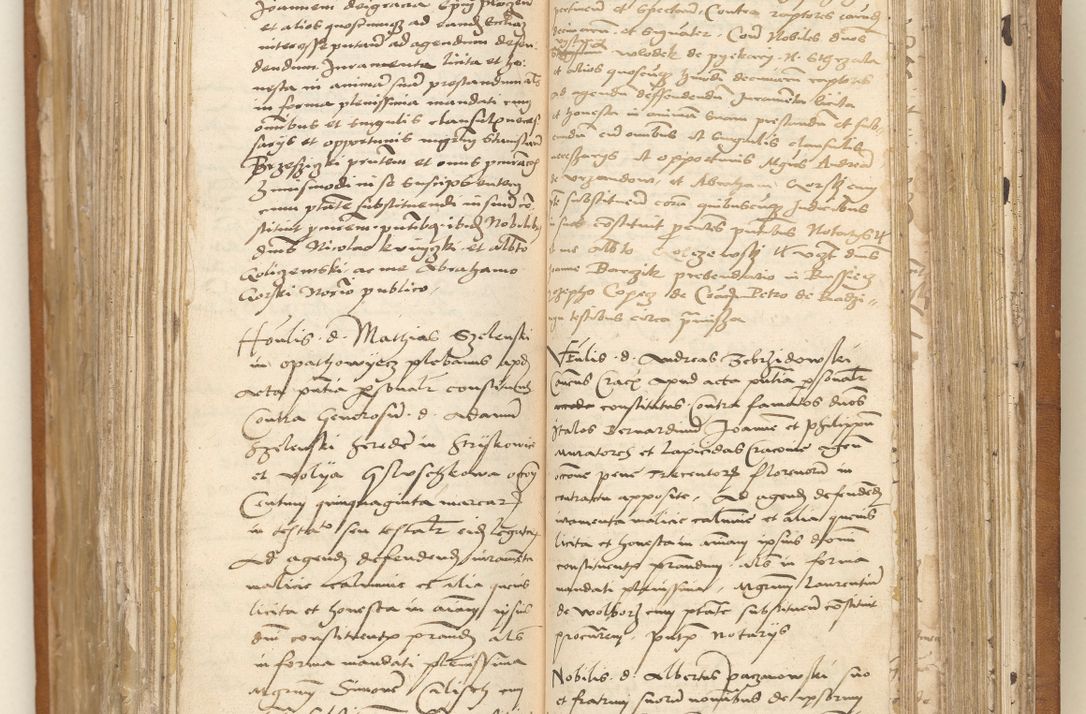 Zdjęcie nr 125 dla obiektu archiwalnego: Ac[ta con]stitutio[num procuratorum] coram [reve]rendo pa[tre domino] Nicola[o Be]dlenski [scho]lastico [vica]rioque i[n spiritua]libus [generali] Cra[coviensi] an[no Domini millesimo quingentesimo vigesimo octavo].