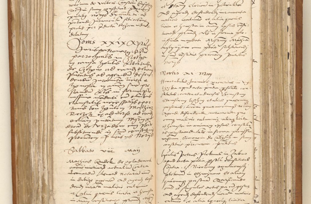 Zdjęcie nr 105 dla obiektu archiwalnego: Ac[ta con]stitutio[num procuratorum] coram [reve]rendo pa[tre domino] Nicola[o Be]dlenski [scho]lastico [vica]rioque i[n spiritua]libus [generali] Cra[coviensi] an[no Domini millesimo quingentesimo vigesimo octavo].