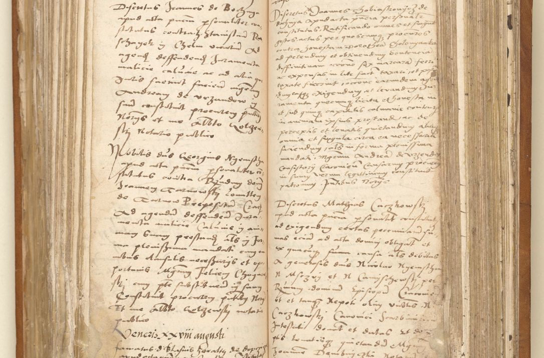 Zdjęcie nr 75 dla obiektu archiwalnego: Ac[ta con]stitutio[num procuratorum] coram [reve]rendo pa[tre domino] Nicola[o Be]dlenski [scho]lastico [vica]rioque i[n spiritua]libus [generali] Cra[coviensi] an[no Domini millesimo quingentesimo vigesimo octavo].