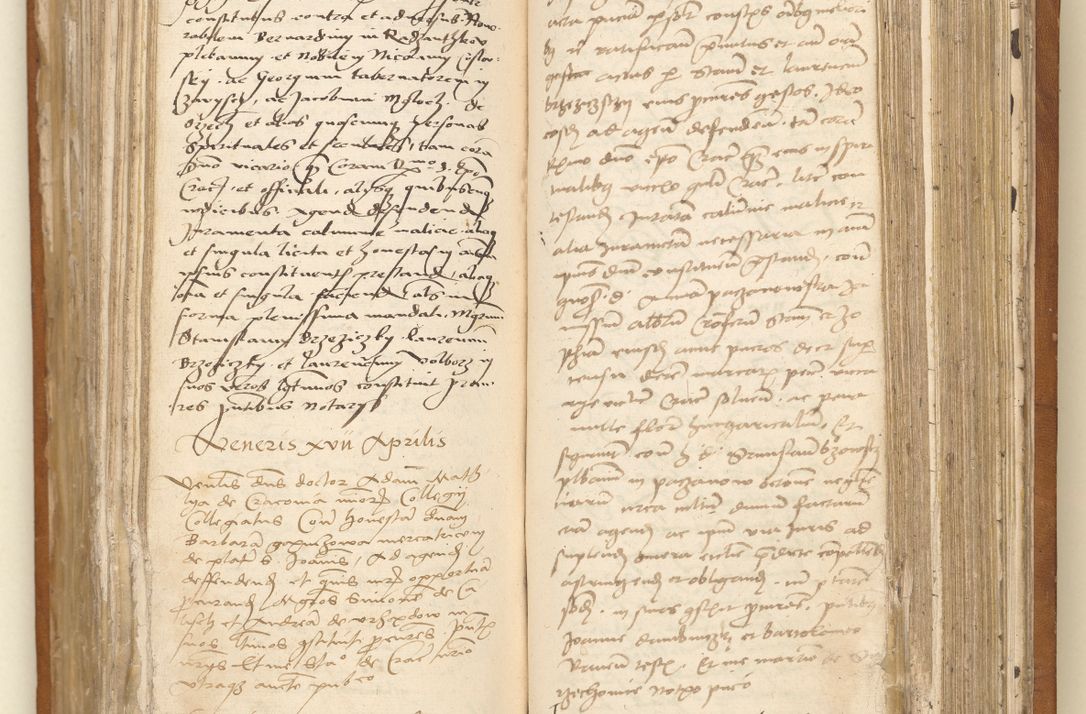 Zdjęcie nr 59 dla obiektu archiwalnego: Ac[ta con]stitutio[num procuratorum] coram [reve]rendo pa[tre domino] Nicola[o Be]dlenski [scho]lastico [vica]rioque i[n spiritua]libus [generali] Cra[coviensi] an[no Domini millesimo quingentesimo vigesimo octavo].