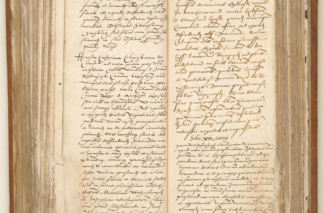 Zdjęcie nr 50 dla obiektu archiwalnego: Ac[ta con]stitutio[num procuratorum] coram [reve]rendo pa[tre domino] Nicola[o Be]dlenski [scho]lastico [vica]rioque i[n spiritua]libus [generali] Cra[coviensi] an[no Domini millesimo quingentesimo vigesimo octavo].