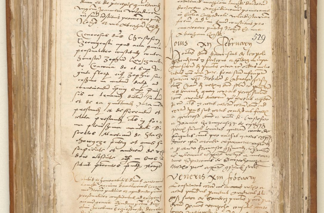 Zdjęcie nr 45 dla obiektu archiwalnego: Ac[ta con]stitutio[num procuratorum] coram [reve]rendo pa[tre domino] Nicola[o Be]dlenski [scho]lastico [vica]rioque i[n spiritua]libus [generali] Cra[coviensi] an[no Domini millesimo quingentesimo vigesimo octavo].