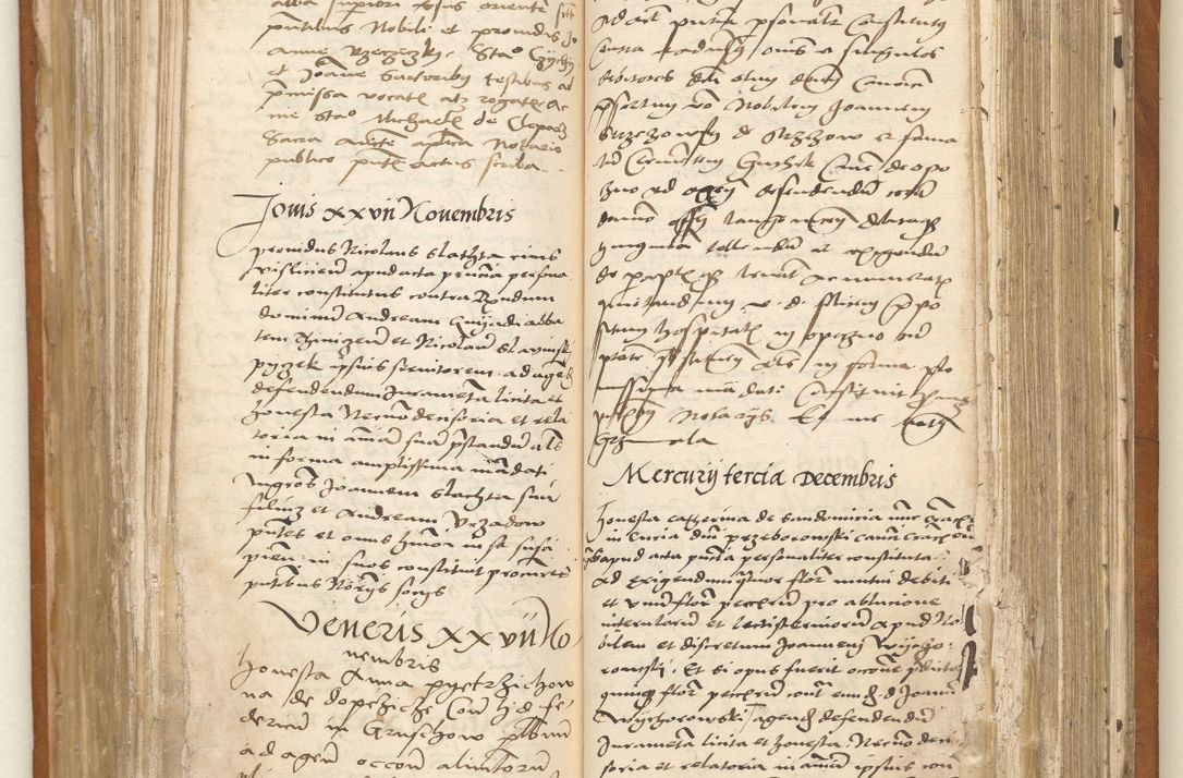 Zdjęcie nr 39 dla obiektu archiwalnego: Ac[ta con]stitutio[num procuratorum] coram [reve]rendo pa[tre domino] Nicola[o Be]dlenski [scho]lastico [vica]rioque i[n spiritua]libus [generali] Cra[coviensi] an[no Domini millesimo quingentesimo vigesimo octavo].