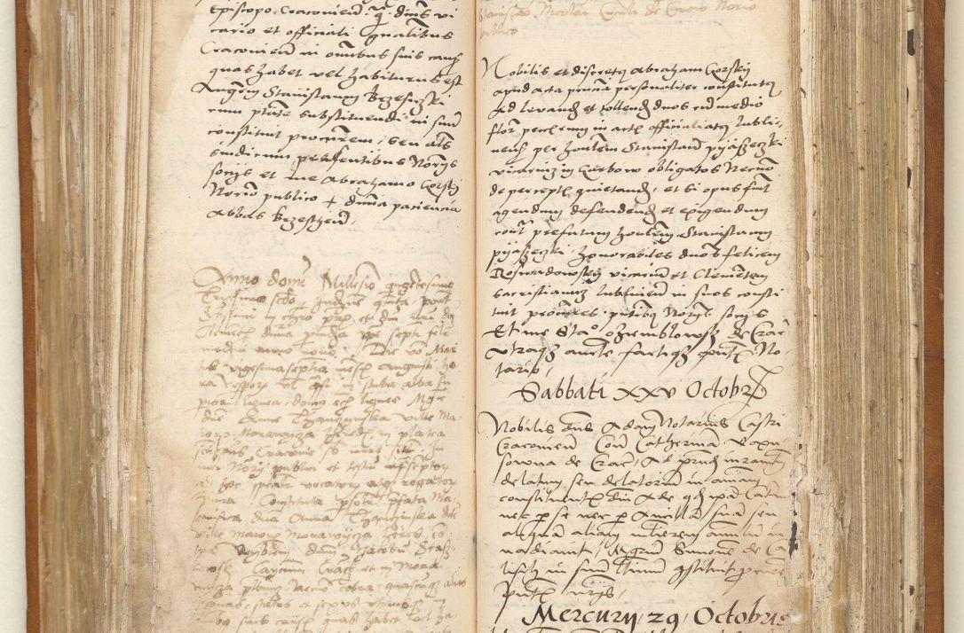 Zdjęcie nr 36 dla obiektu archiwalnego: Ac[ta con]stitutio[num procuratorum] coram [reve]rendo pa[tre domino] Nicola[o Be]dlenski [scho]lastico [vica]rioque i[n spiritua]libus [generali] Cra[coviensi] an[no Domini millesimo quingentesimo vigesimo octavo].