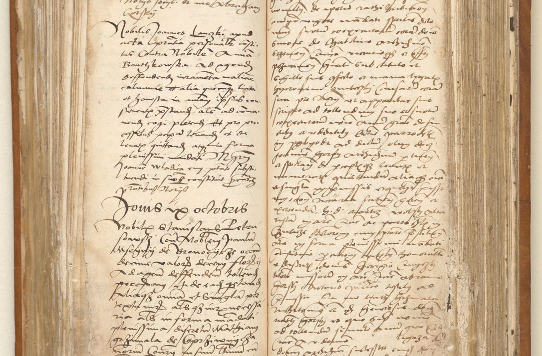 Zdjęcie nr 33 dla obiektu archiwalnego: Ac[ta con]stitutio[num procuratorum] coram [reve]rendo pa[tre domino] Nicola[o Be]dlenski [scho]lastico [vica]rioque i[n spiritua]libus [generali] Cra[coviensi] an[no Domini millesimo quingentesimo vigesimo octavo].