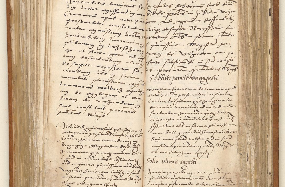 Zdjęcie nr 25 dla obiektu archiwalnego: Ac[ta con]stitutio[num procuratorum] coram [reve]rendo pa[tre domino] Nicola[o Be]dlenski [scho]lastico [vica]rioque i[n spiritua]libus [generali] Cra[coviensi] an[no Domini millesimo quingentesimo vigesimo octavo].