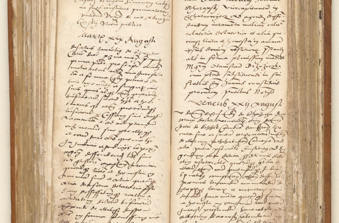 Zdjęcie nr 23 dla obiektu archiwalnego: Ac[ta con]stitutio[num procuratorum] coram [reve]rendo pa[tre domino] Nicola[o Be]dlenski [scho]lastico [vica]rioque i[n spiritua]libus [generali] Cra[coviensi] an[no Domini millesimo quingentesimo vigesimo octavo].