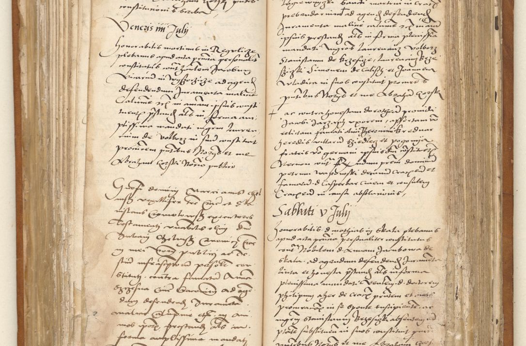 Zdjęcie nr 19 dla obiektu archiwalnego: Ac[ta con]stitutio[num procuratorum] coram [reve]rendo pa[tre domino] Nicola[o Be]dlenski [scho]lastico [vica]rioque i[n spiritua]libus [generali] Cra[coviensi] an[no Domini millesimo quingentesimo vigesimo octavo].