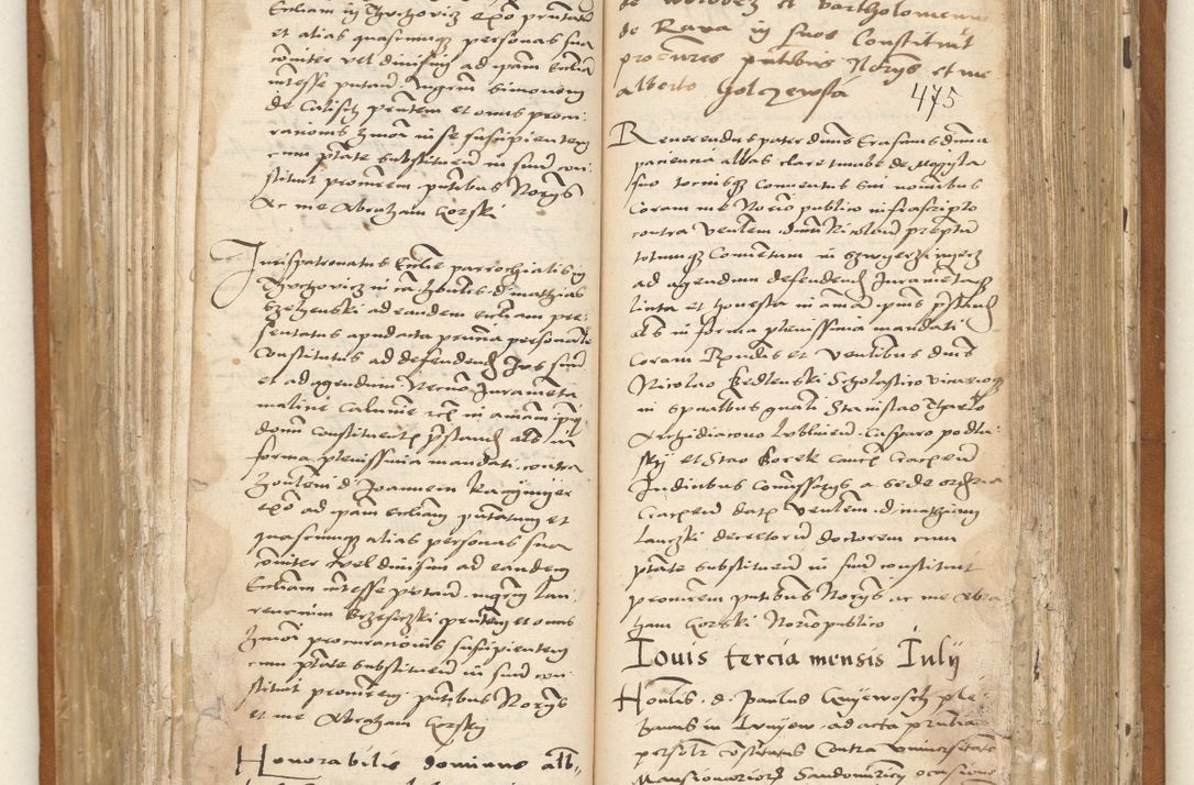 Zdjęcie nr 18 dla obiektu archiwalnego: Ac[ta con]stitutio[num procuratorum] coram [reve]rendo pa[tre domino] Nicola[o Be]dlenski [scho]lastico [vica]rioque i[n spiritua]libus [generali] Cra[coviensi] an[no Domini millesimo quingentesimo vigesimo octavo].