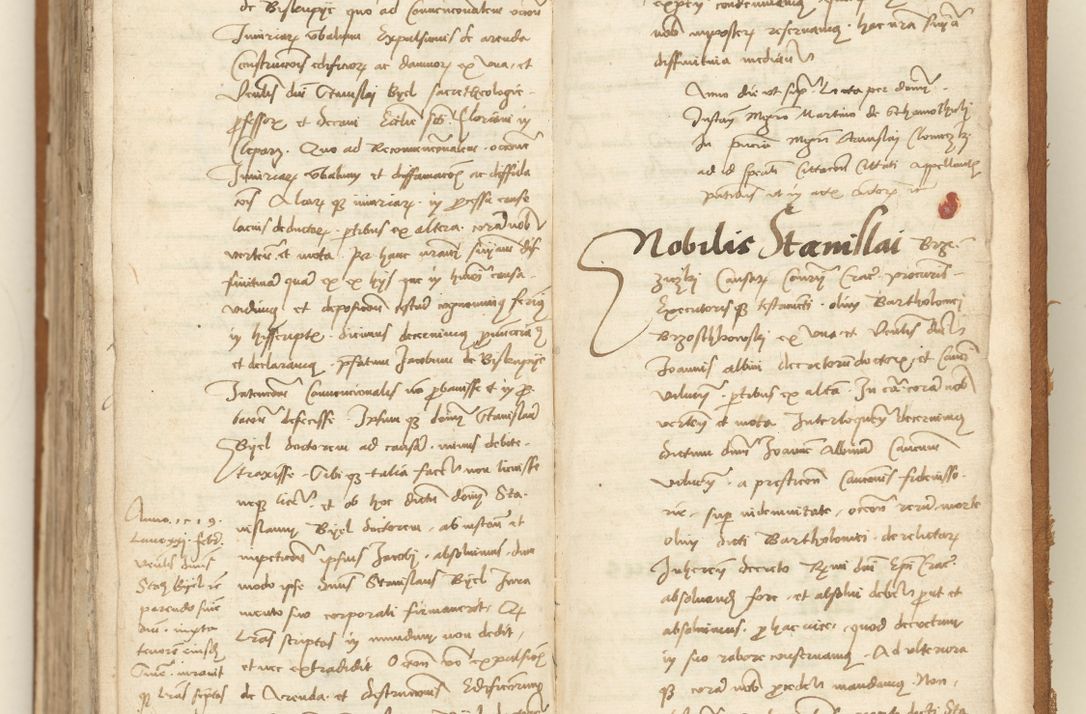 Zdjęcie nr 392 dla obiektu archiwalnego: [Acta sententiarum vicarialia coram Sigismundo de Targowsko]