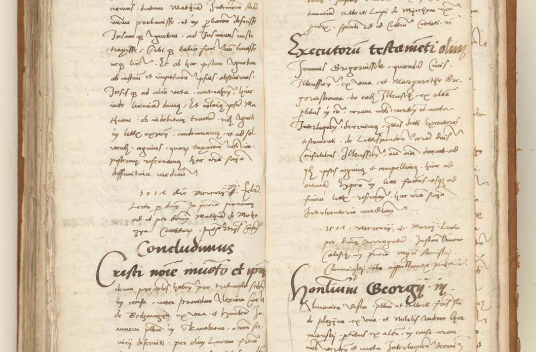 Zdjęcie nr 383 dla obiektu archiwalnego: [Acta sententiarum vicarialia coram Sigismundo de Targowsko]