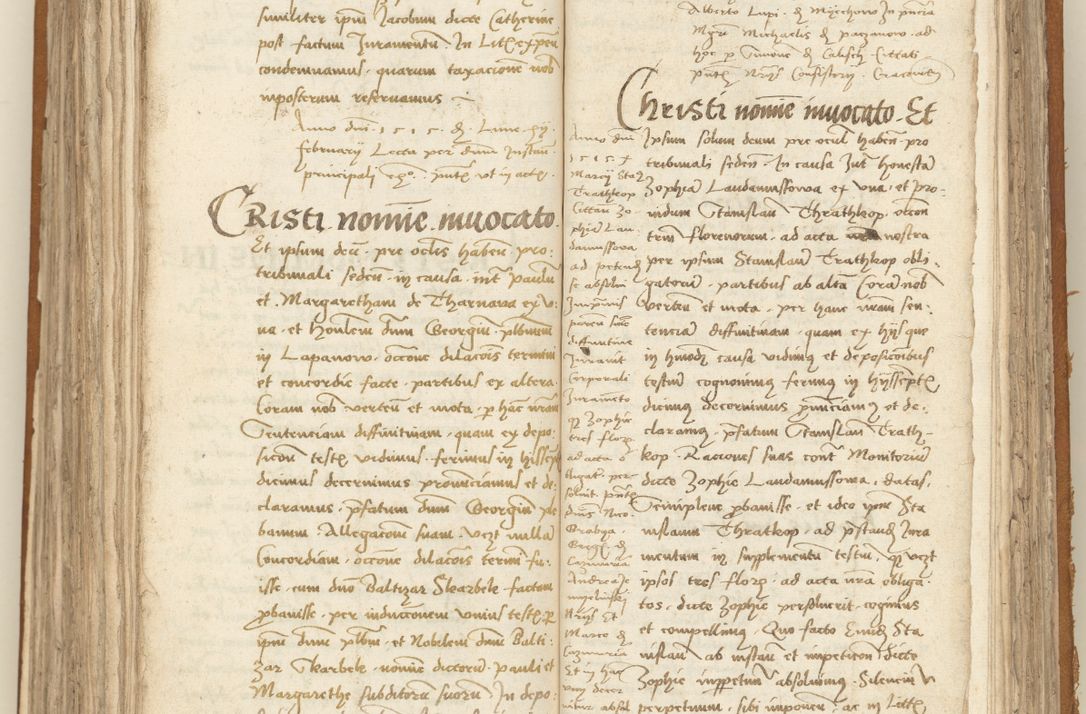 Zdjęcie nr 254 dla obiektu archiwalnego: [Acta sententiarum vicarialia coram Sigismundo de Targowsko]