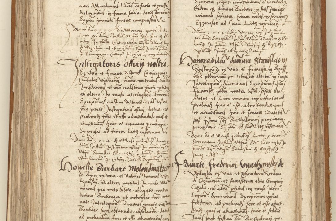 Zdjęcie nr 221 dla obiektu archiwalnego: [Acta sententiarum vicarialia coram Sigismundo de Targowsko]