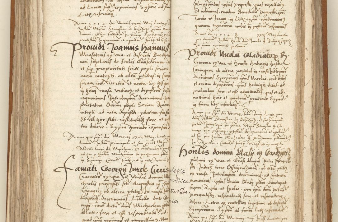 Zdjęcie nr 217 dla obiektu archiwalnego: [Acta sententiarum vicarialia coram Sigismundo de Targowsko]