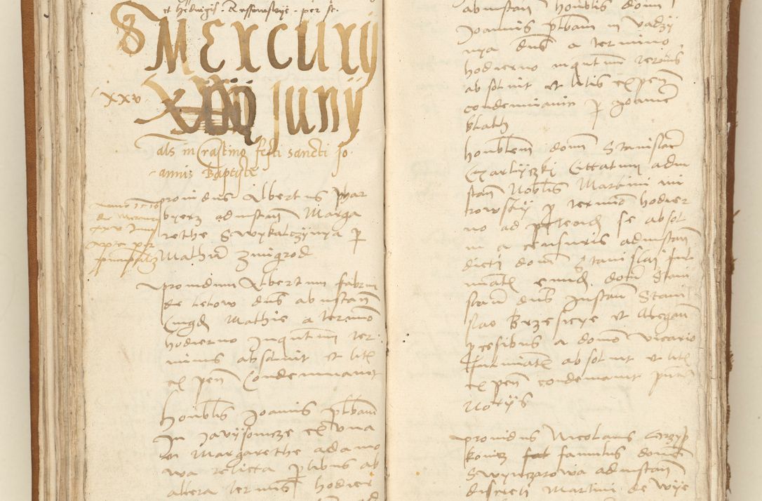 Zdjęcie nr 43 dla obiektu archiwalnego: [Acta sententiarum vicarialia coram Sigismundo de Targowsko]