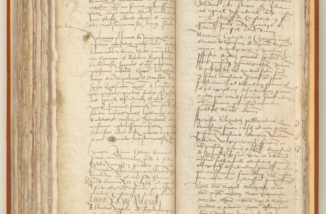 Zdjęcie nr 216 dla obiektu archiwalnego: [Acta constitutionum procuratorum officialia coram Jacobo de Ercieschow]