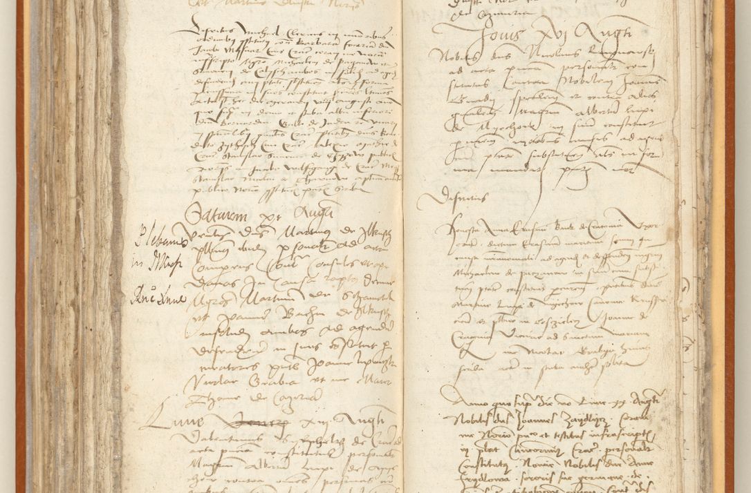 Zdjęcie nr 214 dla obiektu archiwalnego: [Acta constitutionum procuratorum officialia coram Jacobo de Ercieschow]