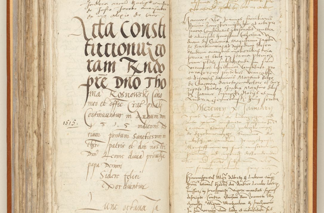 Zdjęcie nr 179 dla obiektu archiwalnego: [Acta constitutionum procuratorum officialia coram Jacobo de Ercieschow]