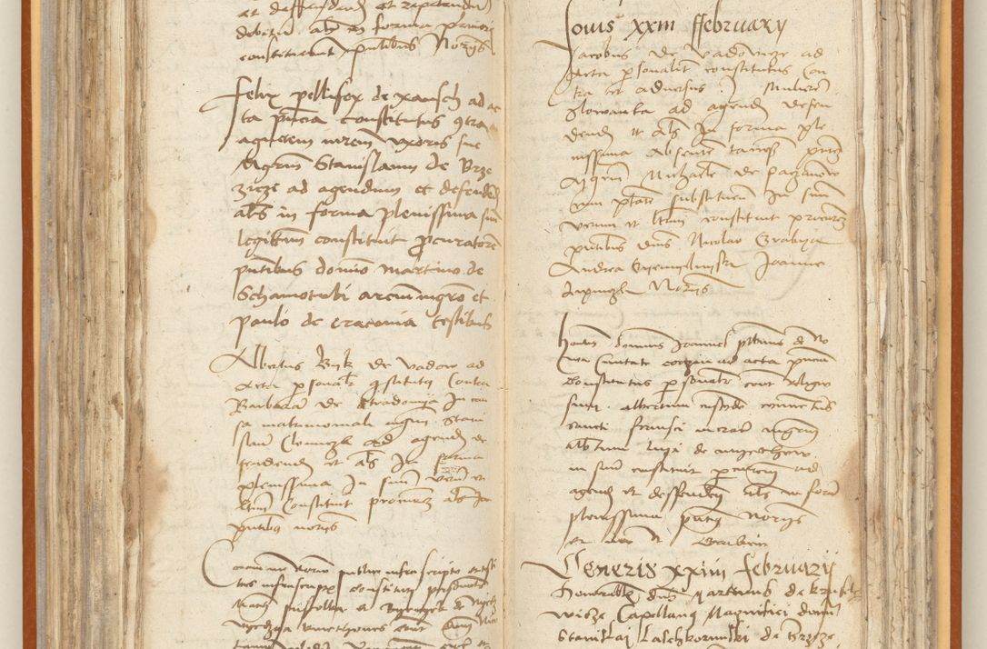 Zdjęcie nr 156 dla obiektu archiwalnego: [Acta constitutionum procuratorum officialia coram Jacobo de Ercieschow]