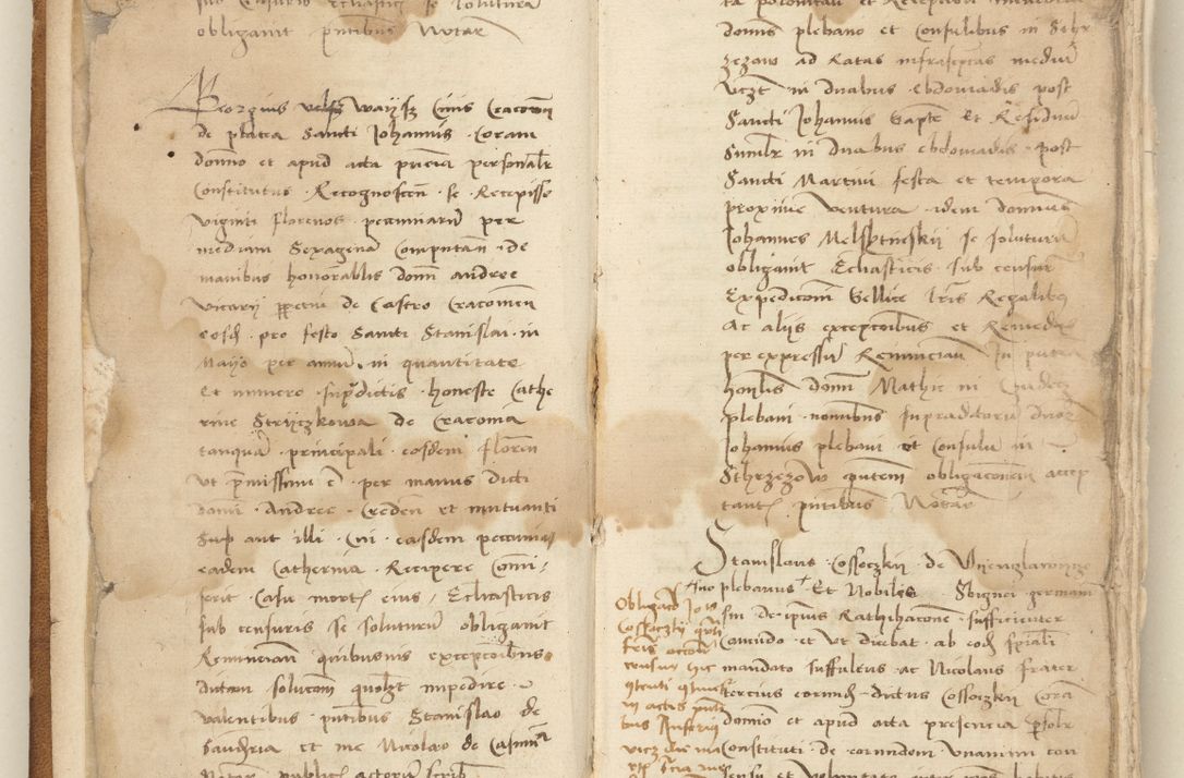 Zdjęcie nr 7 dla obiektu archiwalnego: [Acta] obligation[um] coram reverendo p[atre] domino Johanne de Starzechouicze decretor[um] doctore, scolastico Visl[i]ciensi, canonico et in spirituali[bus] vicario generali Crac[oviensi] ad annum Domini m[ille]simum quingentesimum [quartum], indicione septim[a], [pon]tificatus sancti[ssimi in] Christo patris [domini nostri] domini Julii divina pro[vi]dencia pape secundi, anno primo feliciter i[nci]piunt.